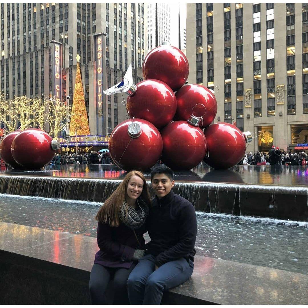 Christmas time in NYC....one of the only times you'll catch us there