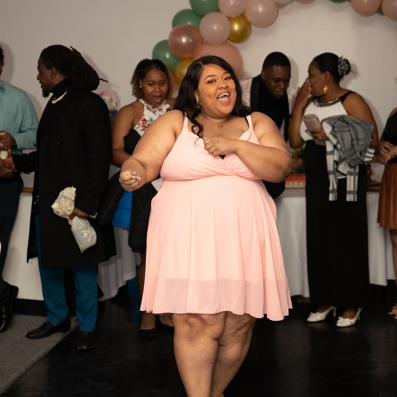 I thought it was just a simple bday party, but looking at him in the back planning his big suprise with my aunt.