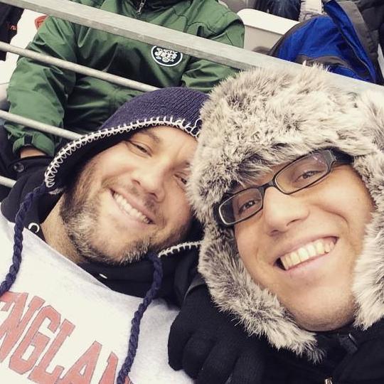 Our first Patriots game!