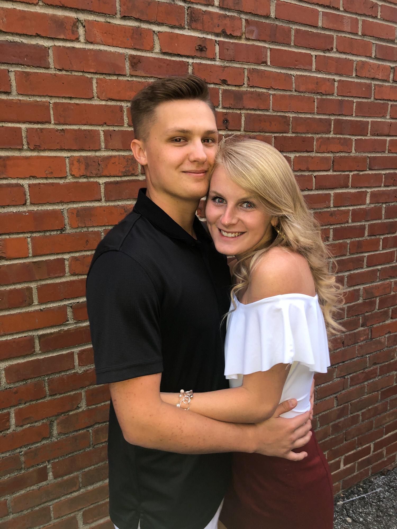 A picture from our 2nd anniversary of dating