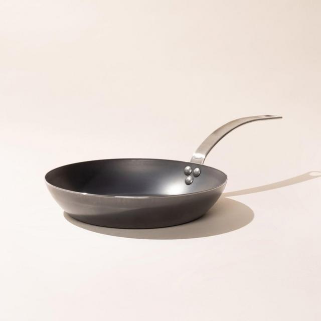 Blue Carbon Steel Frying Pan 10"