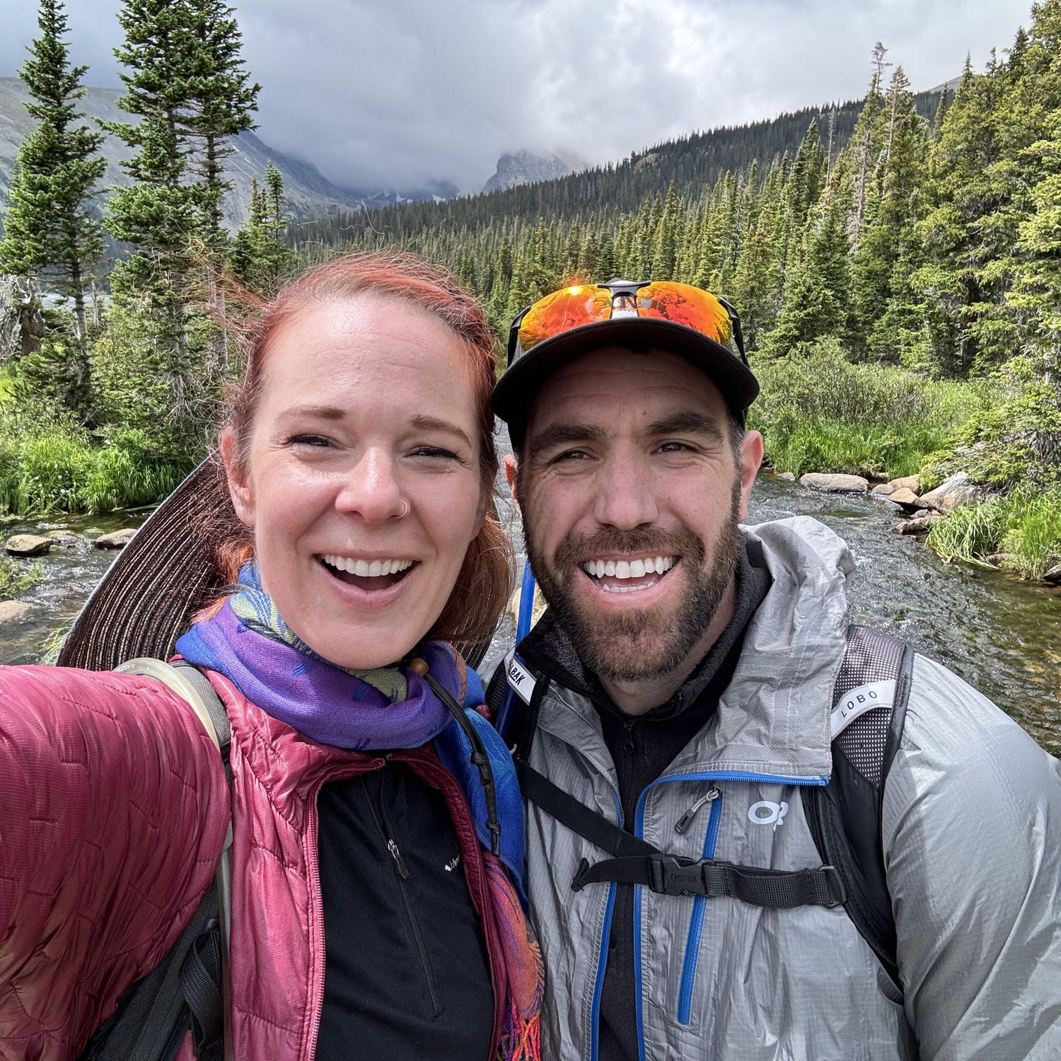Hiking to Lake Isabelle in Indian Peaks Wilderness, CO.