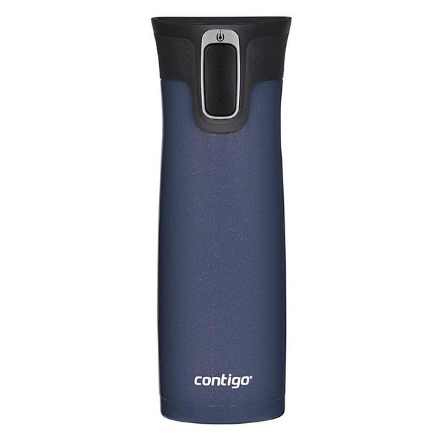 Contigo AUTOSEAL West Loop Vacuum-Insulated Stainless Steel Travel Mug with Easy-Clean Lid, 20 oz., Midnight Berry