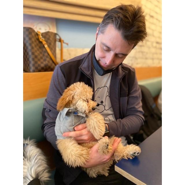Miso and daddy bonding time.
