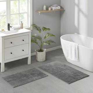 Aure Antimicrobial Cotton Reversible Bath Rug