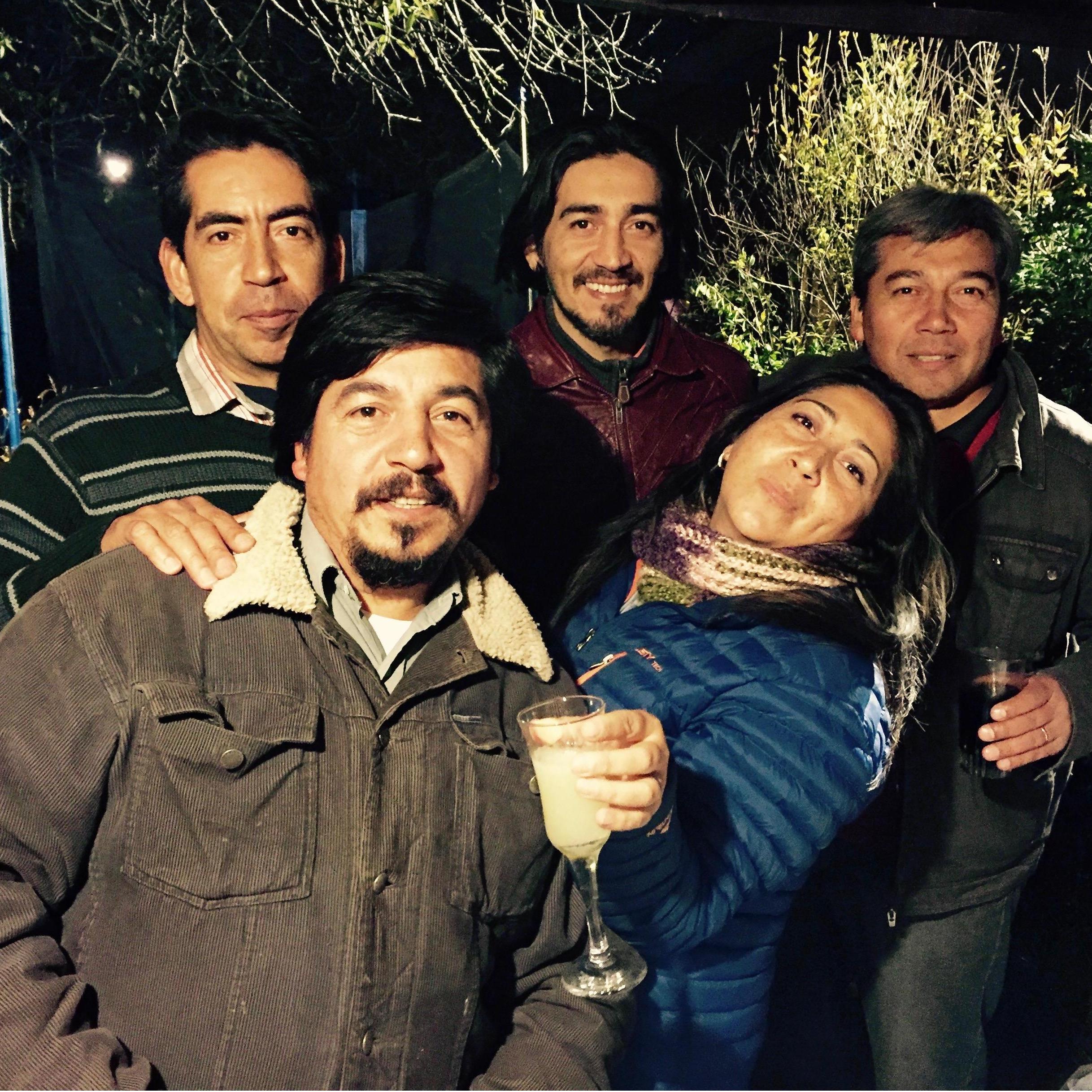 Hermanos! L-R: Fabian, Marco, Oriel, Lorena, Mauricio