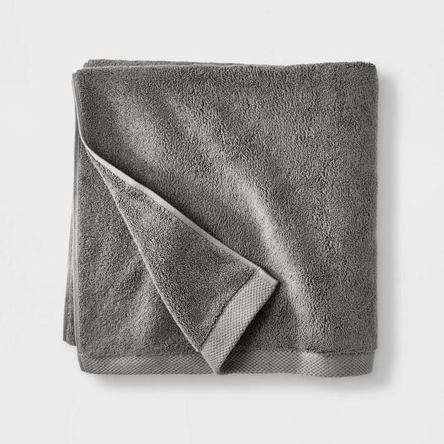 Organic Bath Sheet Dark Gray - Casaluna™