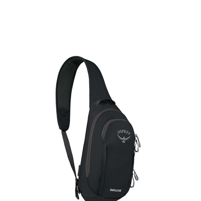 Osprey Daylite Shoulder Sling Bag – Compact Crossbody Sling Backpack for Everyday Carry, Festivals, and Travel – Lightweight, Comfortable Fit for Hands-Free Convenience, Black