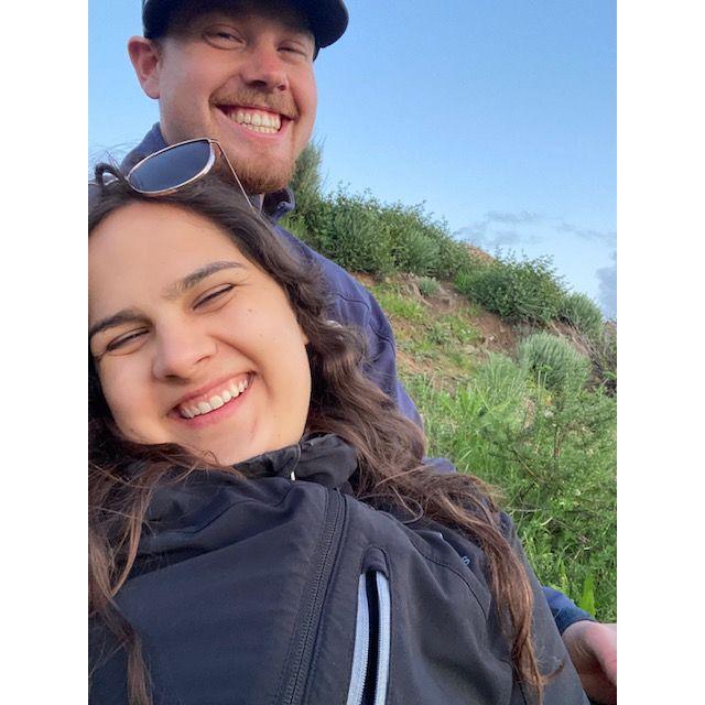 Our first picture as a couple!