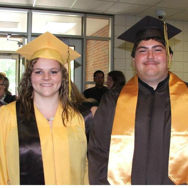 Graduating together as friends we were so happy to be out of that place.