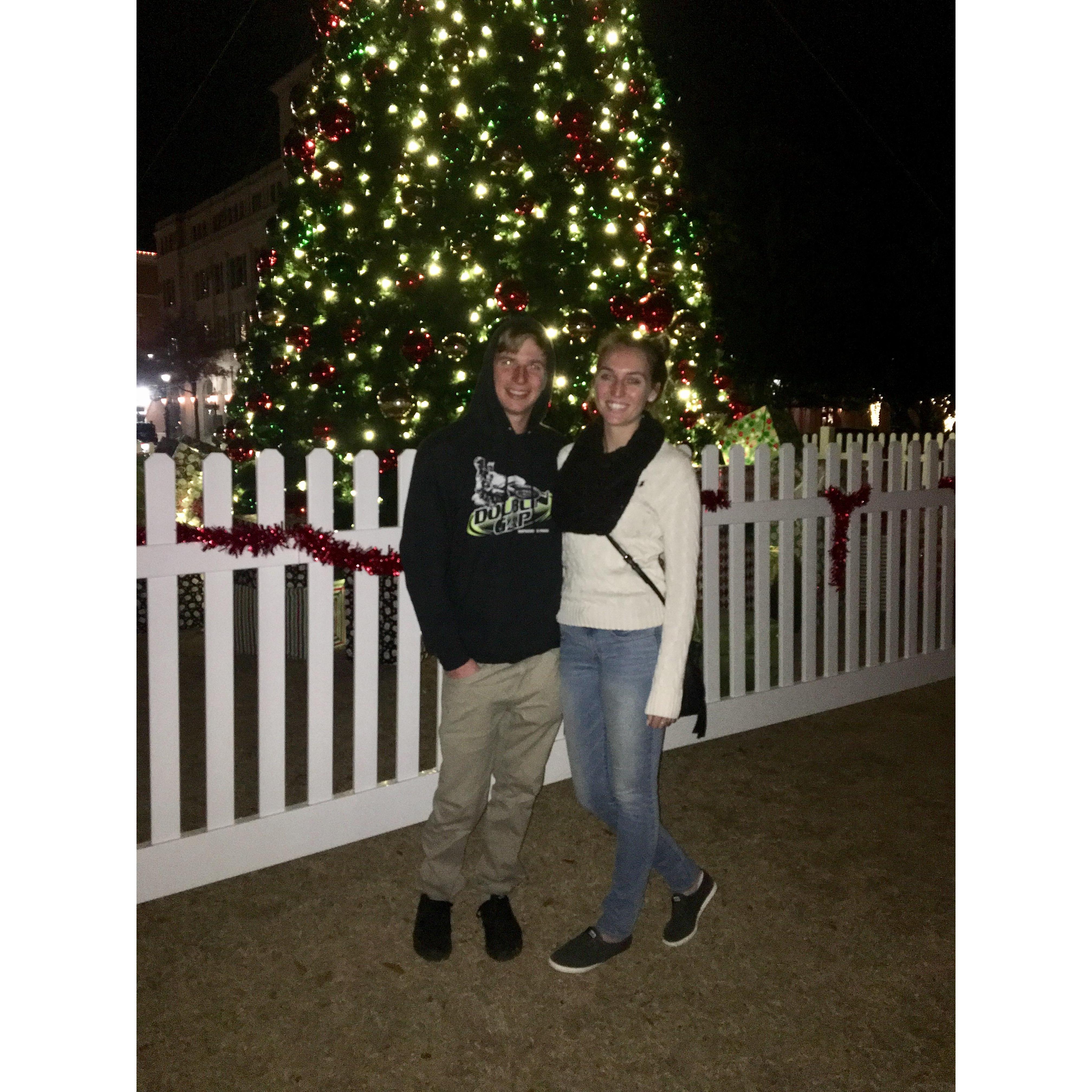 Our first Christmas together and Emily's first time meeting the Ferraracci family in Texas! 2016.