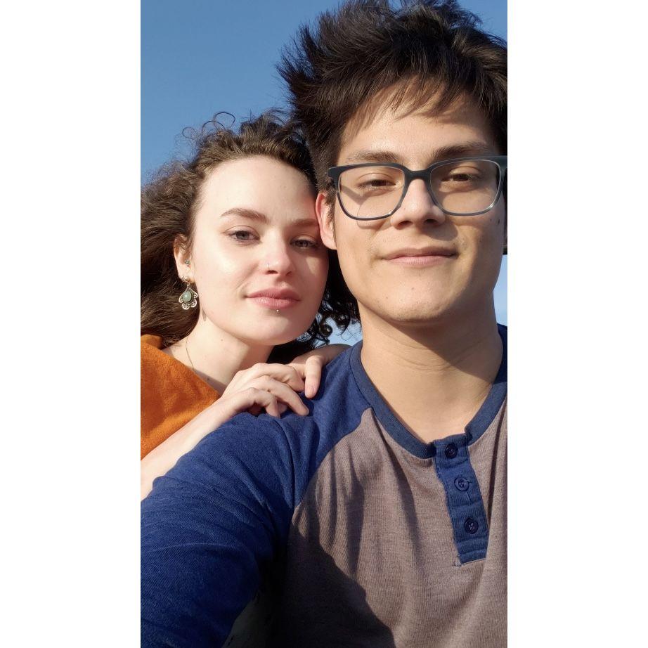The first photo we ever took together on our second date
