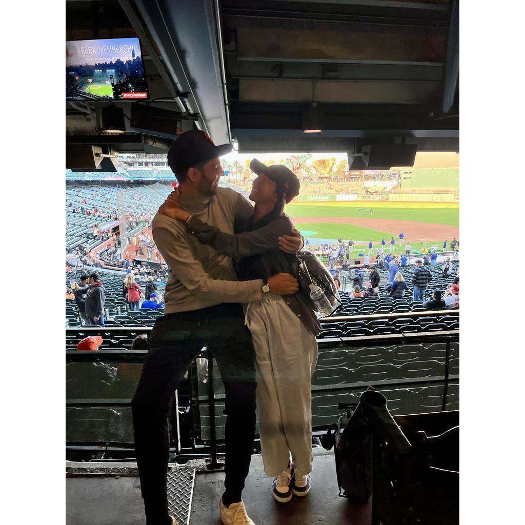 David's all-American experience, at a San Francisco Giant's baseball game!