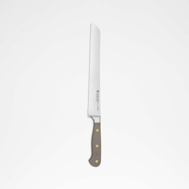 Wusthof Classic Color Grey 9" Serrated Bread Knife