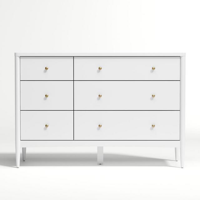 Kids Hampshire White 6-Drawer Dresser