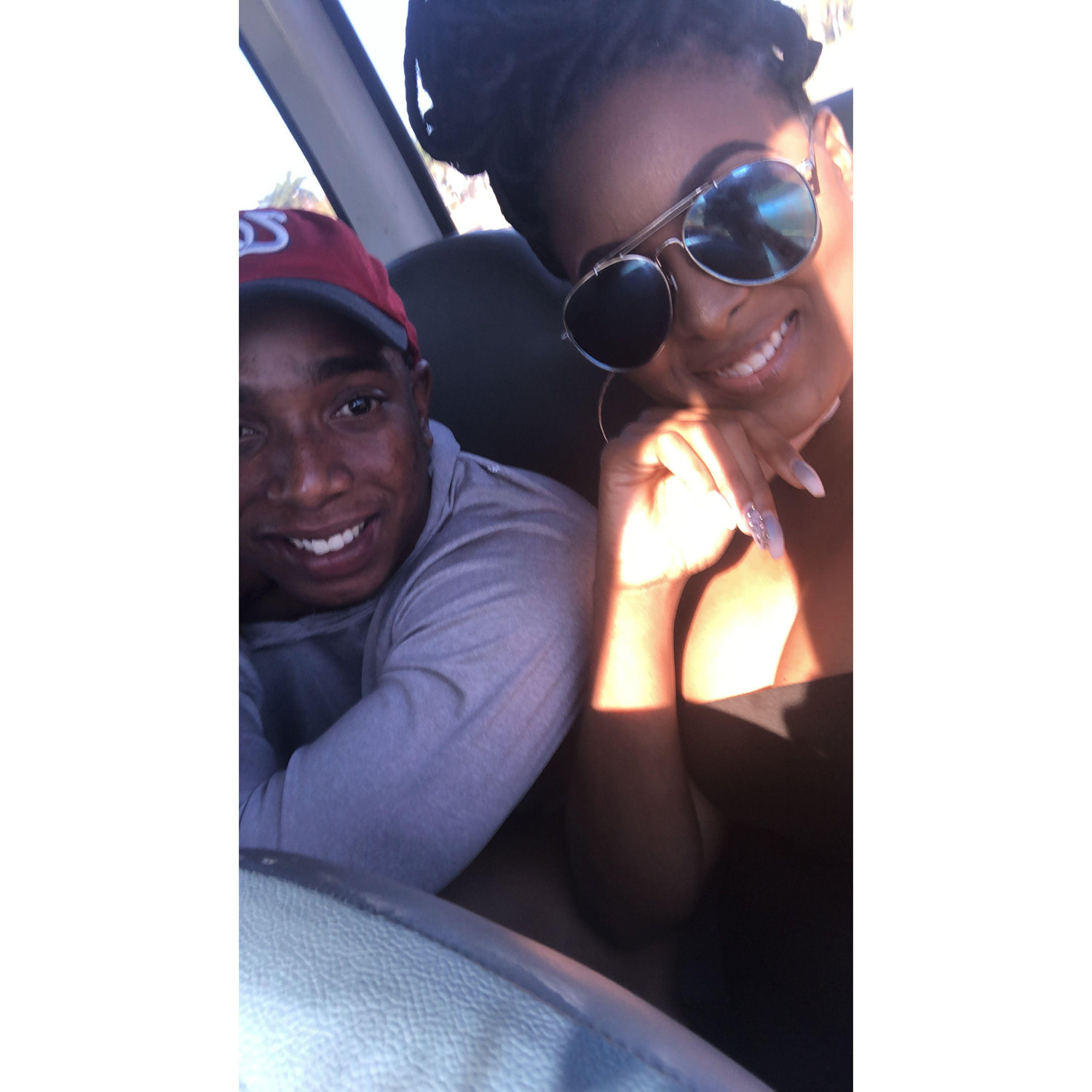 Our first photo together in Jamaica January 2019