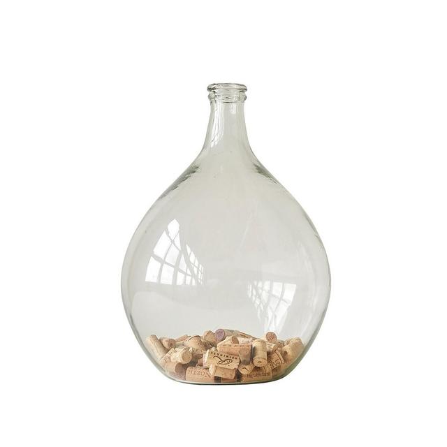 Large Decorative Glass Bottle