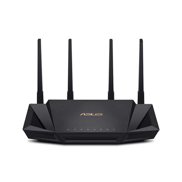 ASUS WiFi 6 Router (RT-AX3000) - Dual Band Gigabit Wireless Internet Router, Gaming & Streaming, AiMesh Compatible, Free Lifetime Internet Security, Parental Control, MU-MIMO, OFDMA