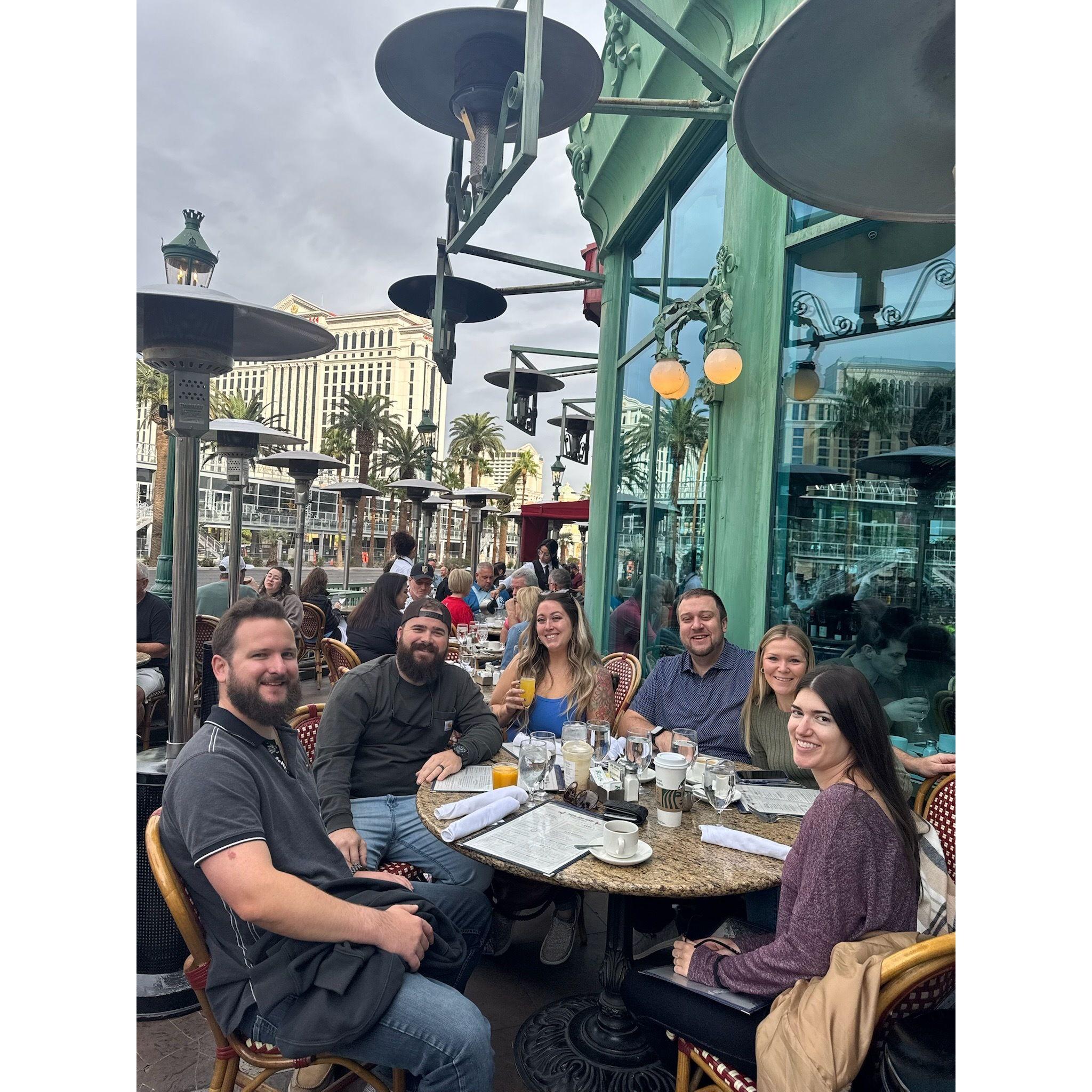 Brunching with the Fort Meyer's crew in Las Vegas