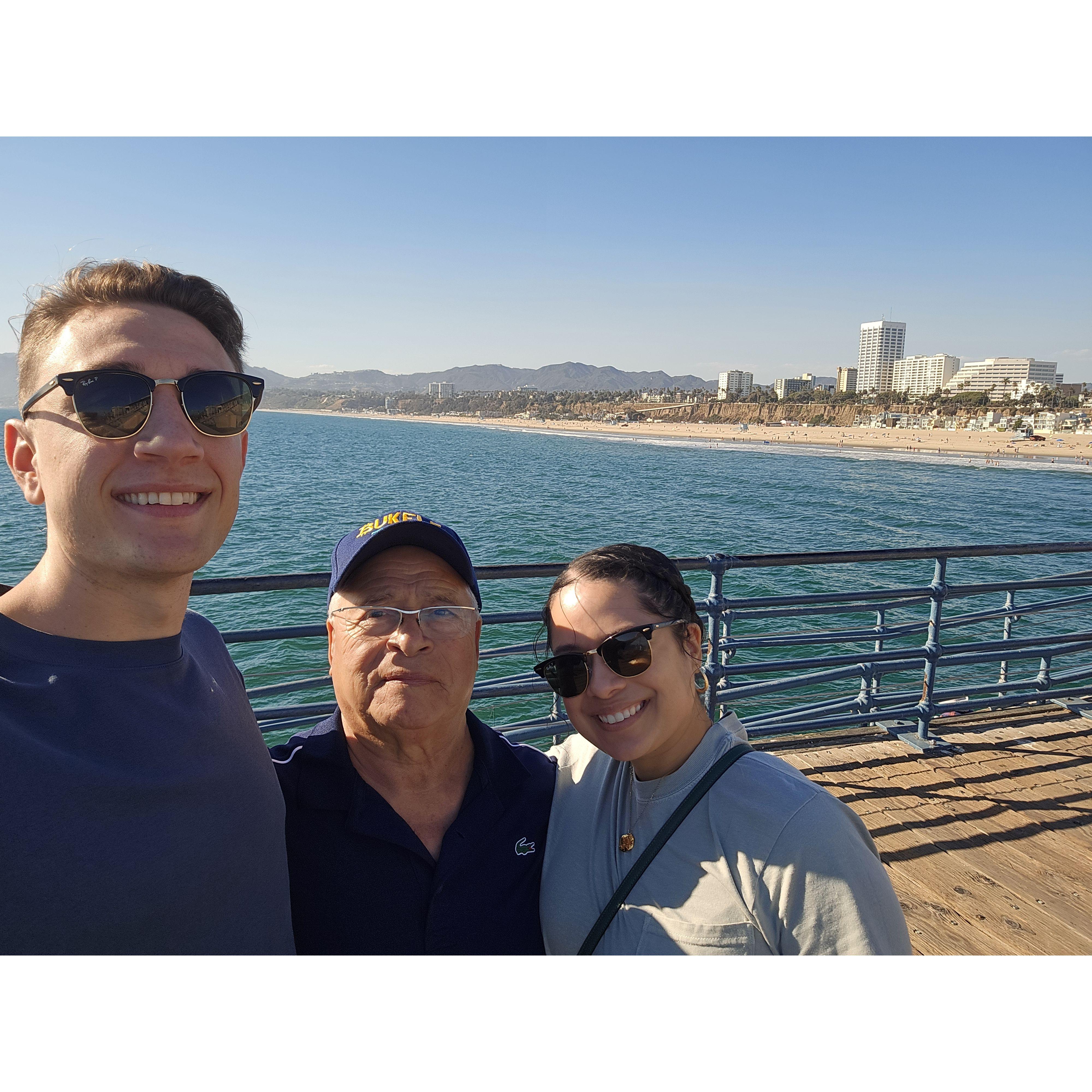 This is where I asked her dad if I can marry his daughter! Santa Monica Pier, CA