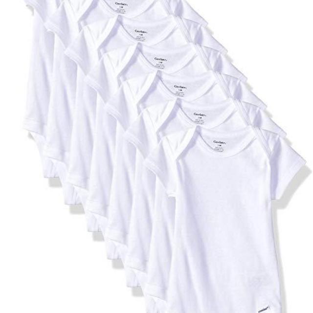 GERBER Baby 8-Pack Short-Sleeve Onesies Bodysuit