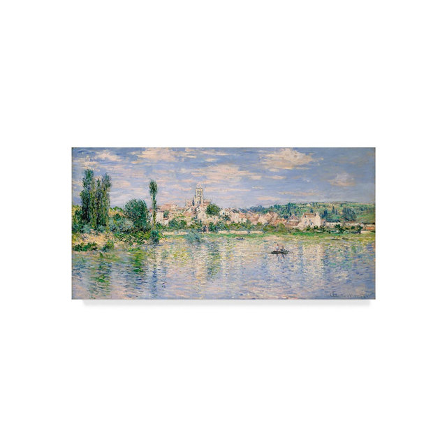 Claude O. Monet Vetheuil in Summer Canvas Art - 37" x 49"