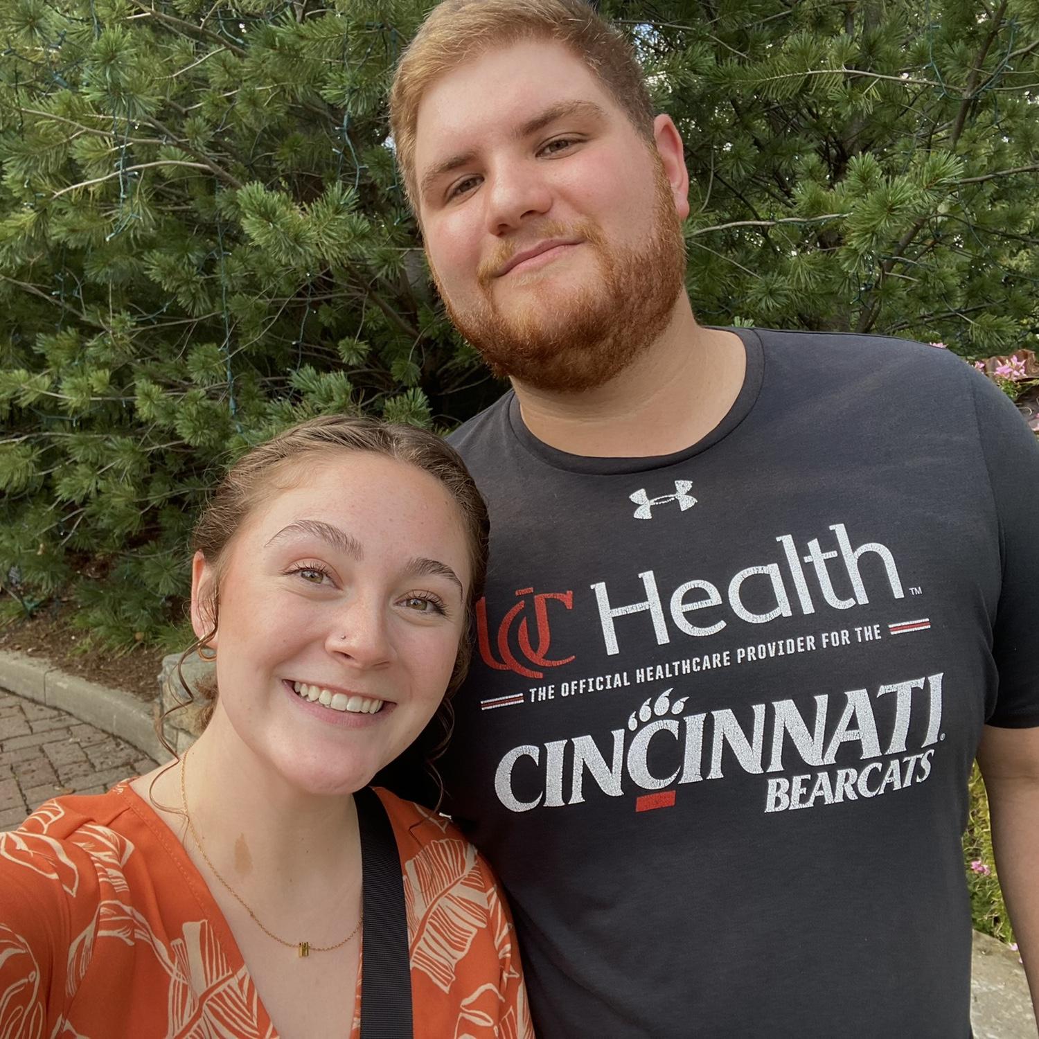 One of our first dates to the Cincinnati Zoo.