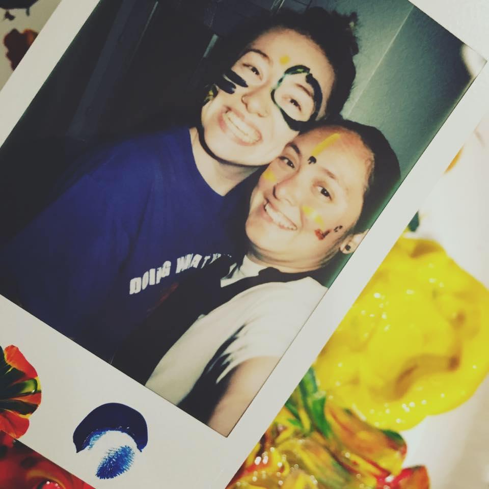 Paint night commemorated with a Polaroid! (2018)