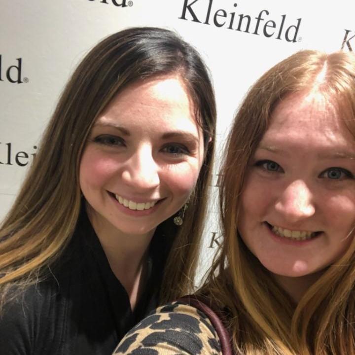 Katie and I at my dream wedding dress appointment. Wouldn't have asked for a better person to go to Kleinfelds with me.