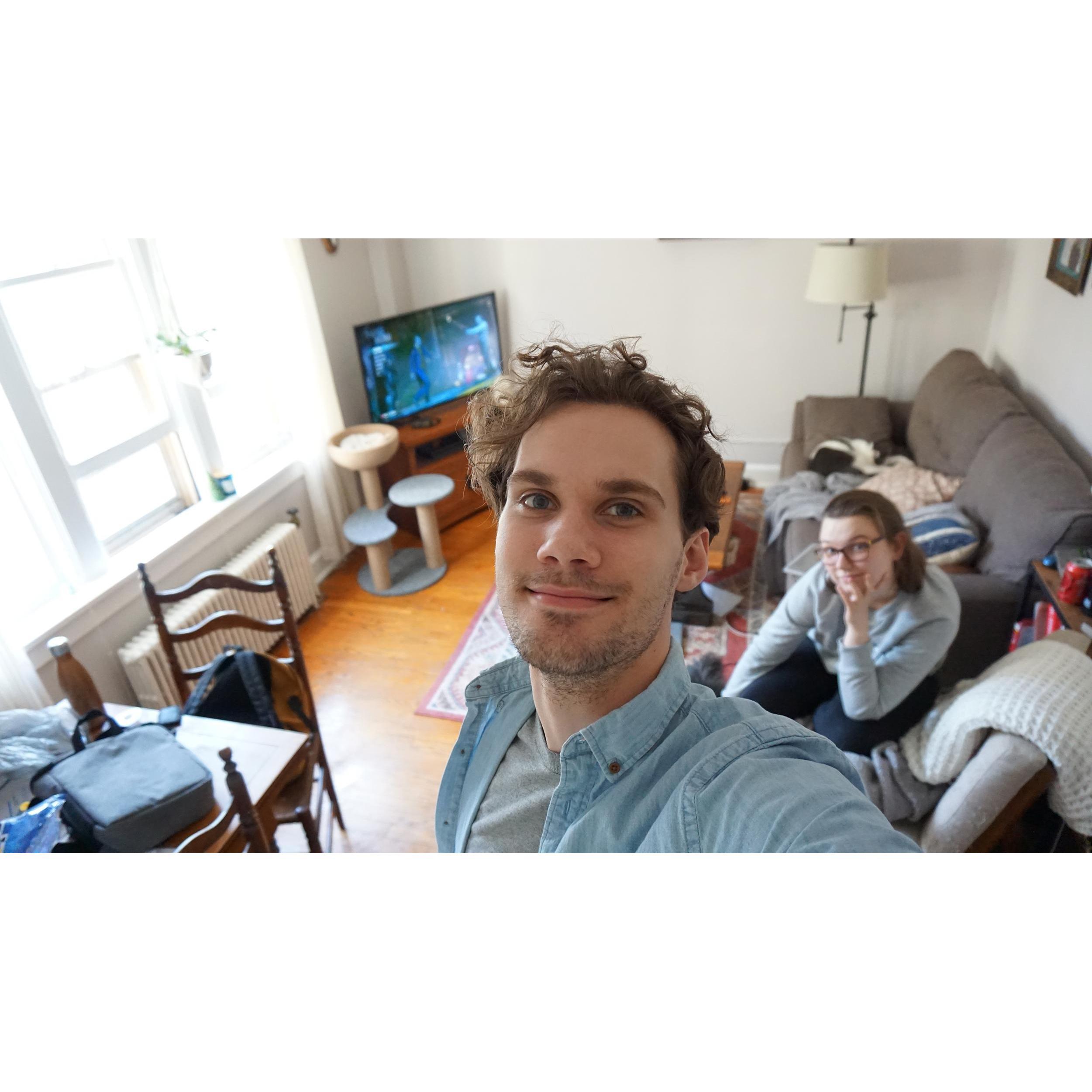 Chilling on Berkeley Street, Rochester, New York - 2019