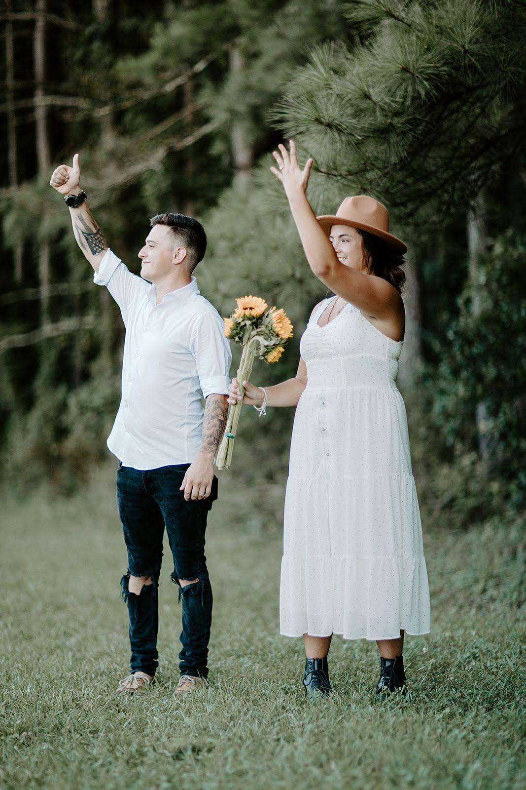 “The people that we’re talking to here almost ruined the proposal, as they walked past the site before reaching us.”
- Josh