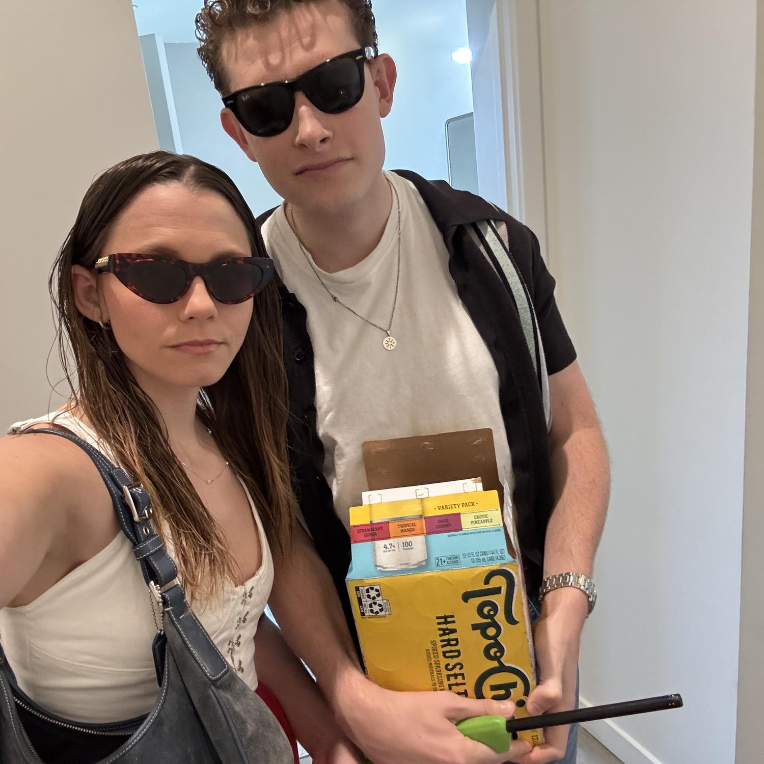 On our way to Becca’s roof (a different time)!