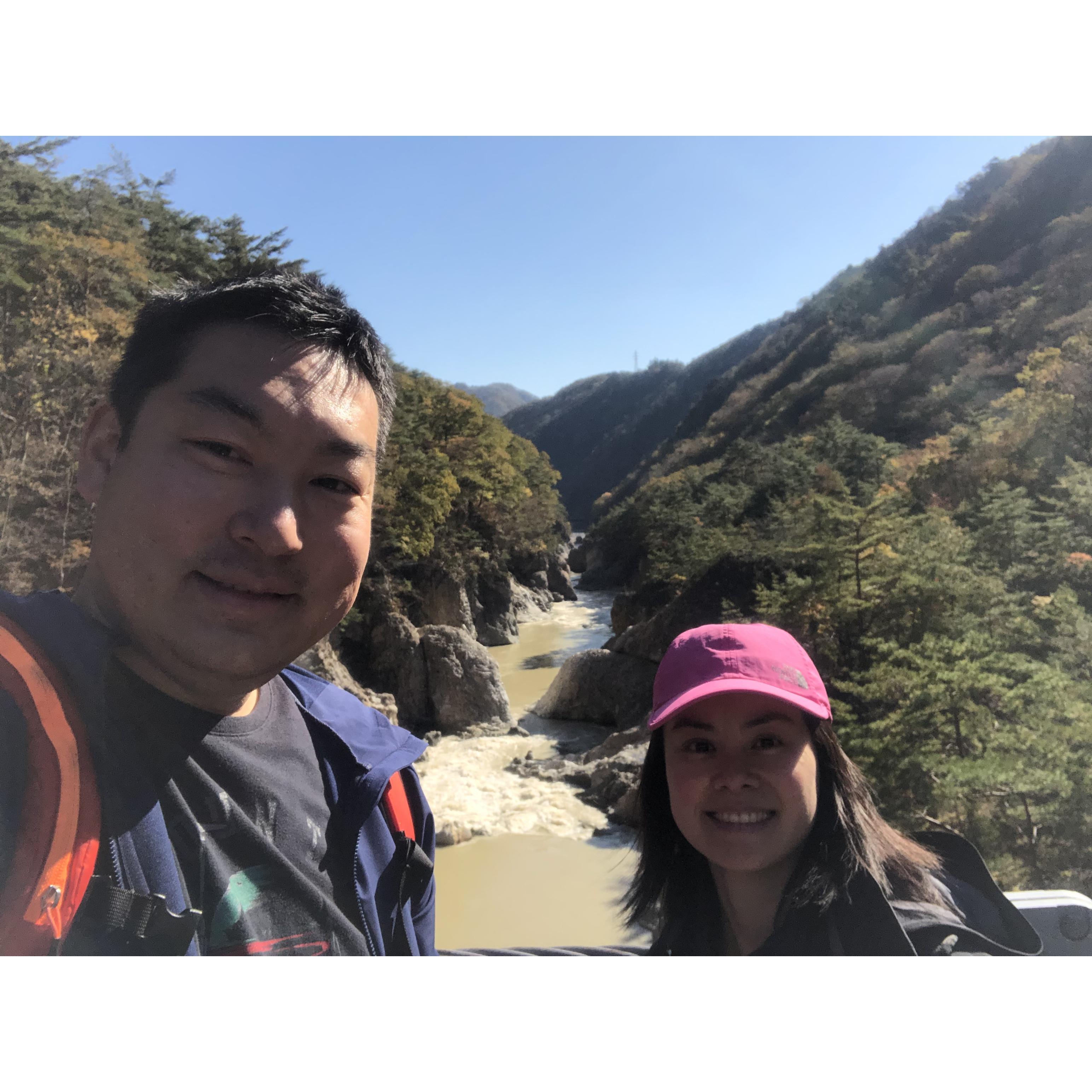 2019 Nikko Japan, proposed at Musasabi Bridge!
