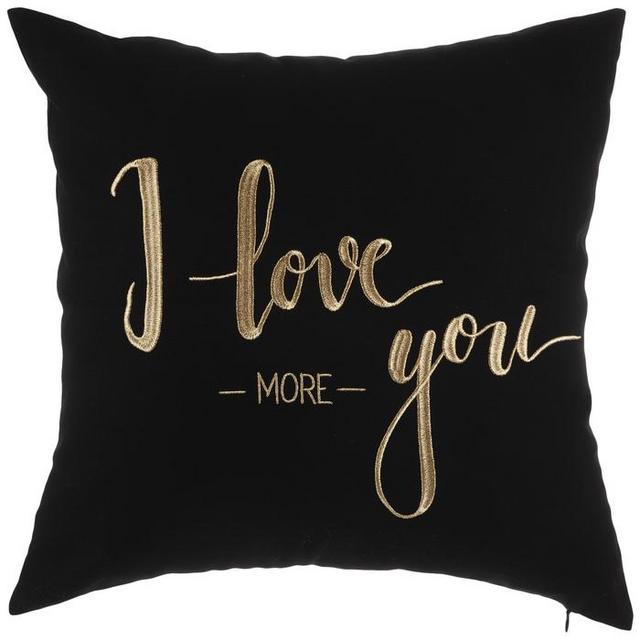 I Love You More Pillow Cover