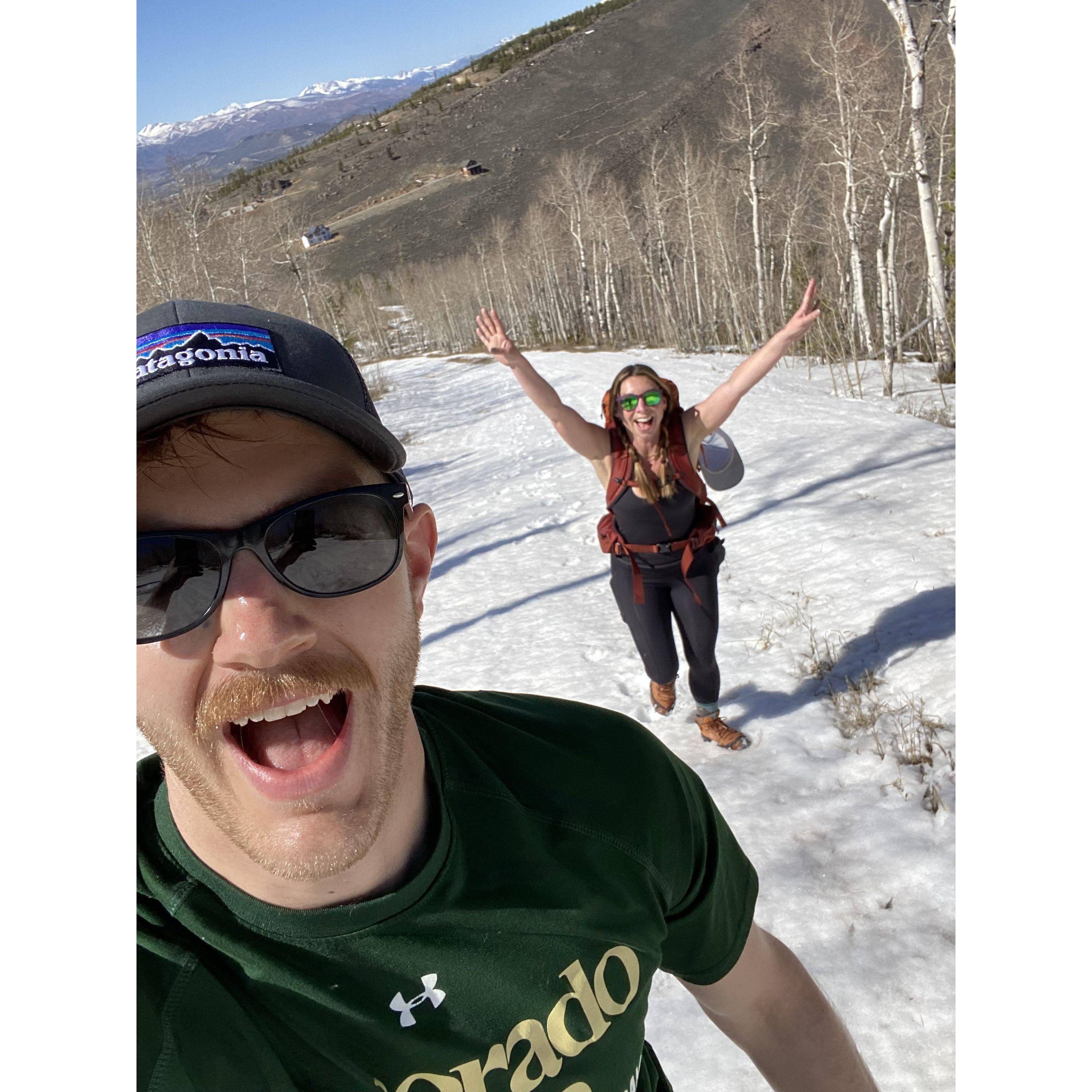 We make the most out of Colorado mud season. Granby, Colorado.