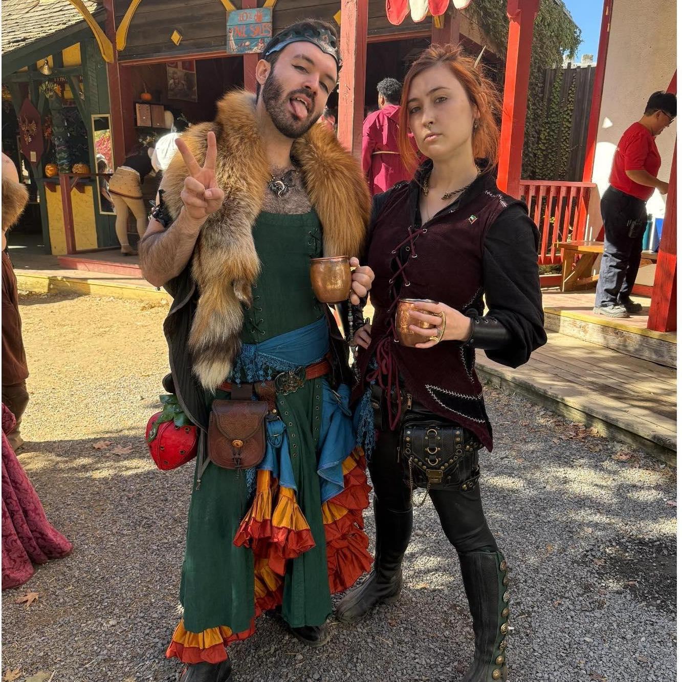 Dressing up as each other for Day of Wrong