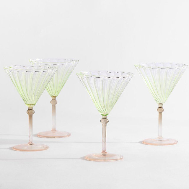 Cynthia Rowley Ombre Martini Tumblers, Set of 4 - Multi