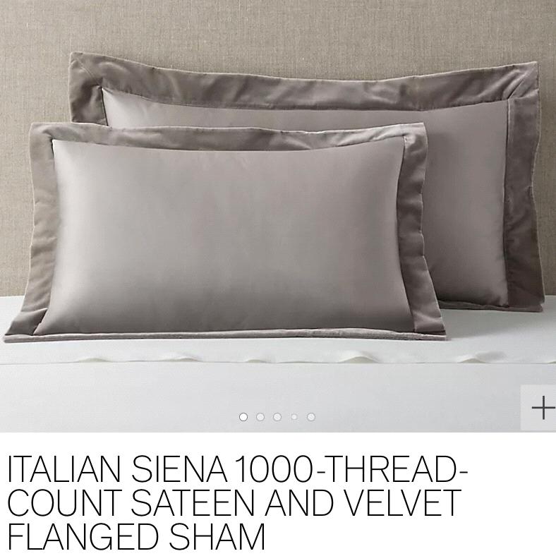 Color MIST: Sateen and Velvet Solid King Sham