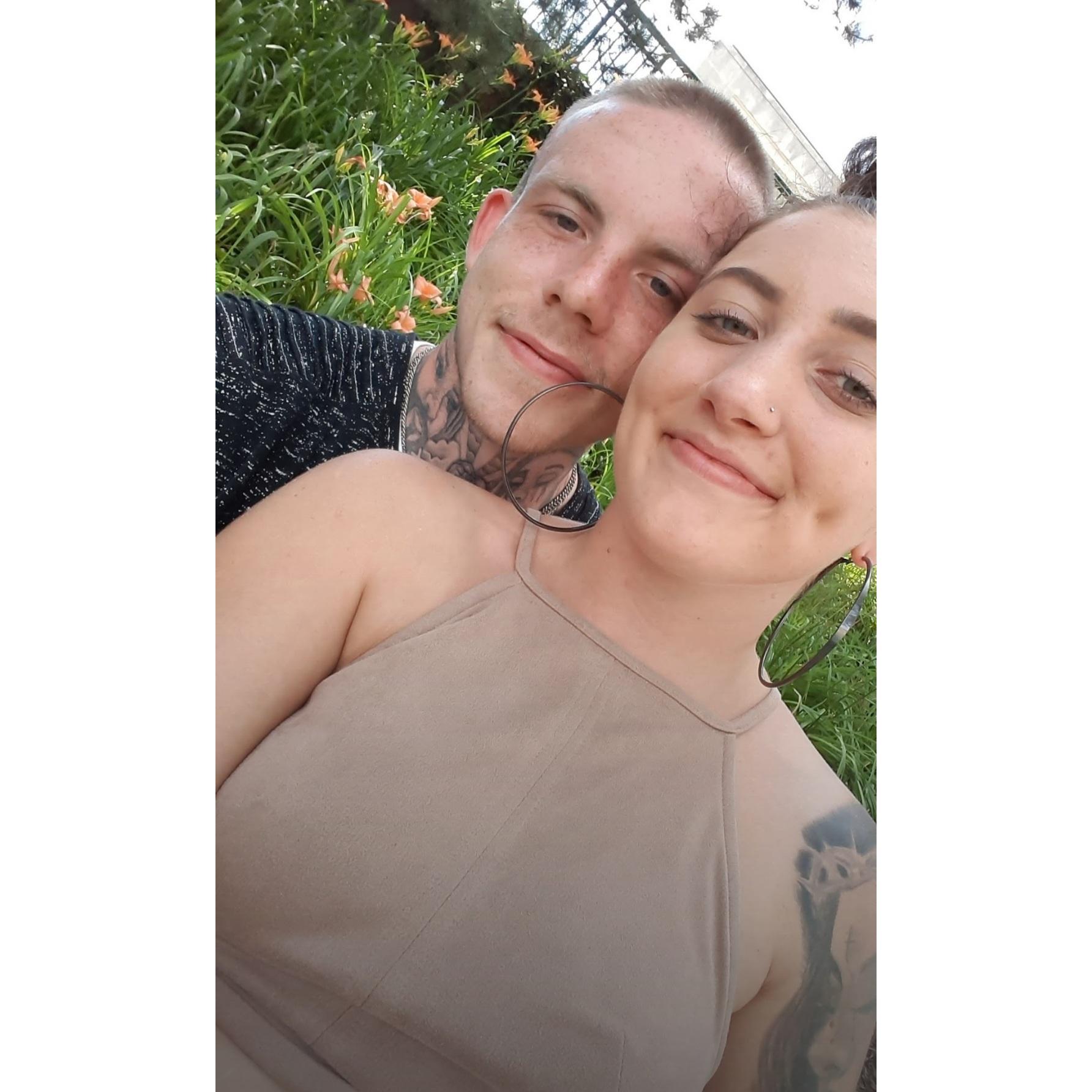 Our first date.