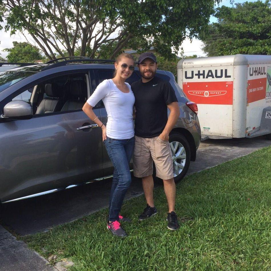 Our move to California with our Nissan Murano and a mini UHaul.