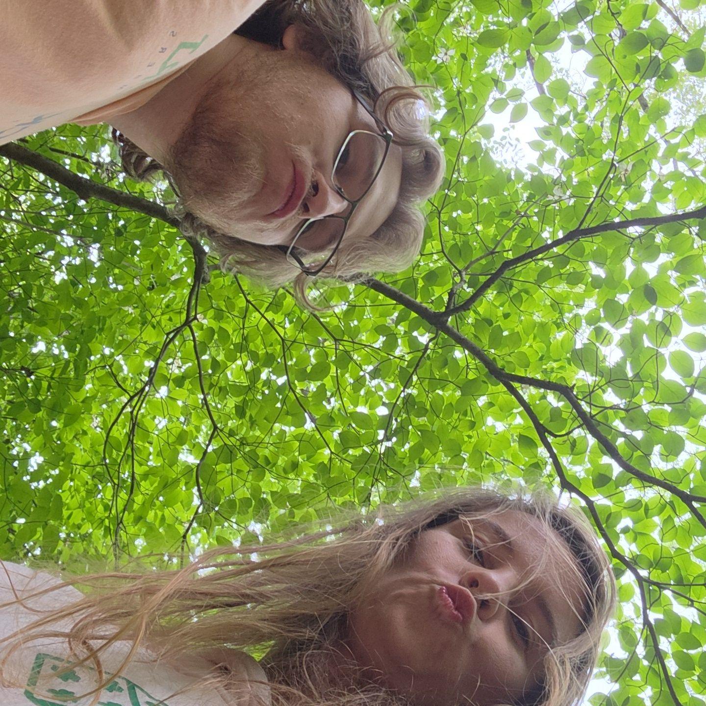 dog park selfie