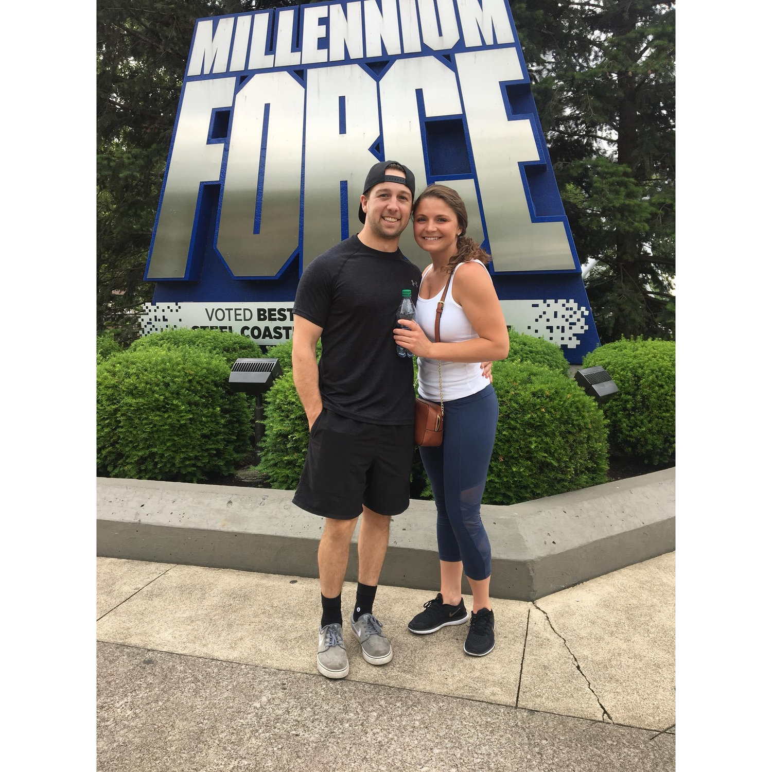 Believe it or not Brittney was able to get Alex to go to Cedar Point! He even rode some rollercoasters!