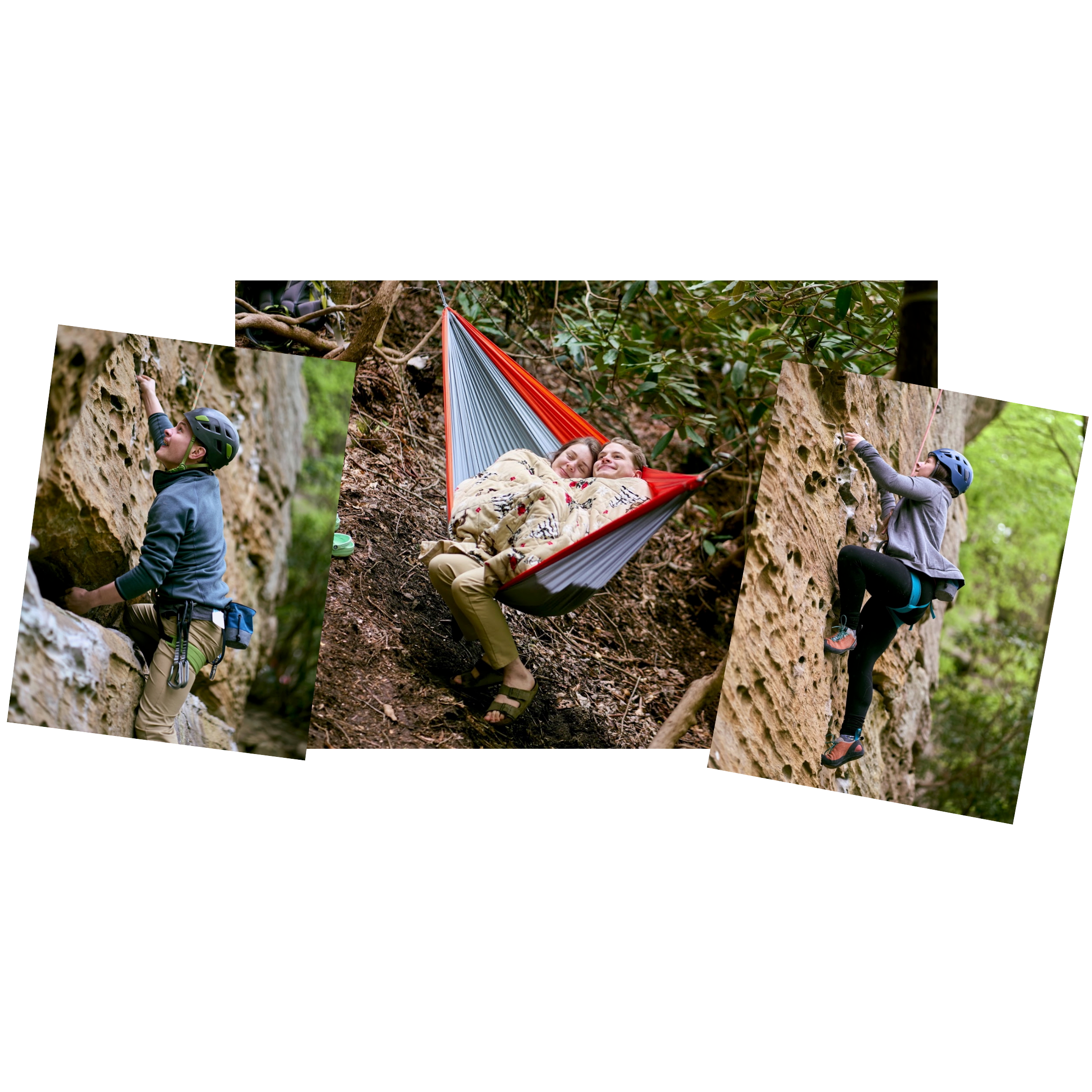 In April 2023 Aaron took Katie on her first outdoor rock climbing trip to the Red River Gorge to try her skills on some real sandstone!