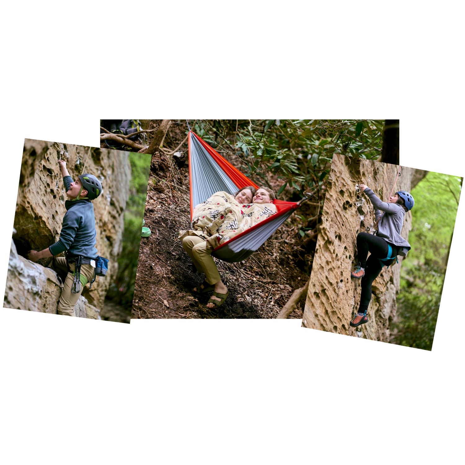 In April 2023 Aaron took Katie on her first outdoor rock climbing trip to the Red River Gorge to try her skills on some real sandstone!