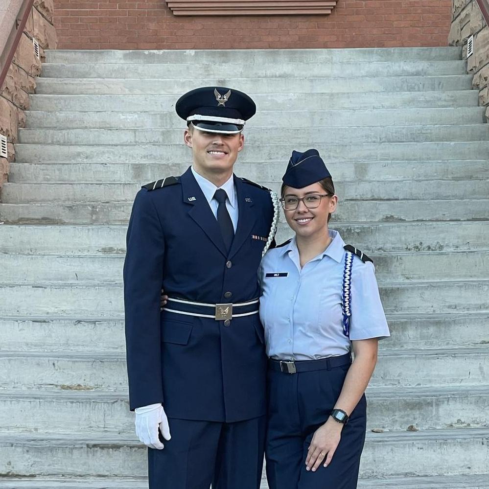 Our first Air Force uniform!