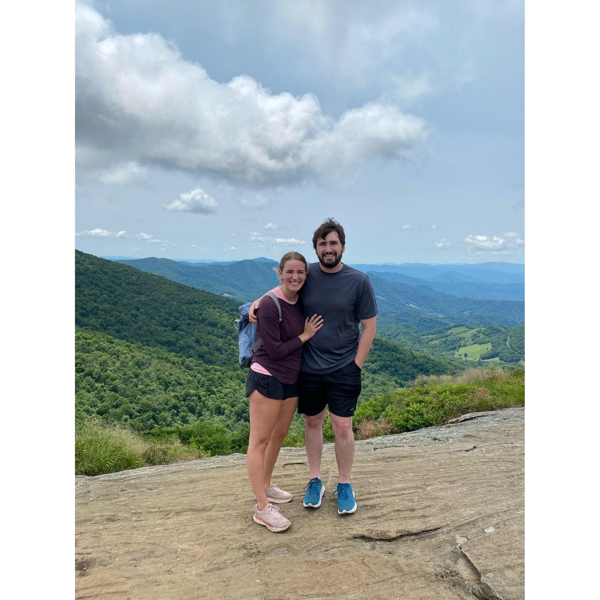 Summer 2021 when Cade was working in Tennessee.