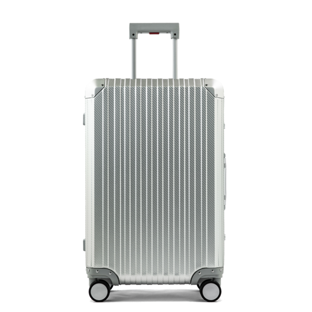 TREK Aluminum Suitcase Silver - LARGE