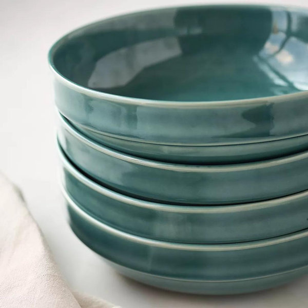 The Rowen Portuguese Stoneware Pasta Bowls, Set of 4