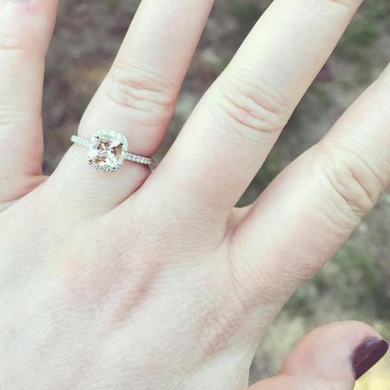 The day he proposed was the day we moved into our new house!
