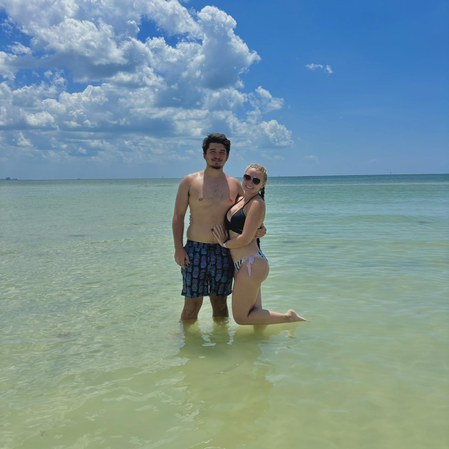 Honeymoon Beach in Florida 🌊